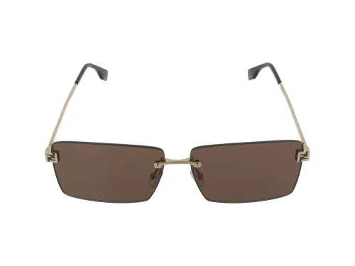 Maison Fendi FE40165U Rimless Sunglasses — Brown