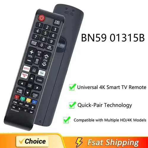 BN59 01315B For Remote Control Compatible with UE43RU7100 UE49RU7100 UE50RU7100 UE55RU7100 UE75RU7100 UE43RU7105 UE43RU7