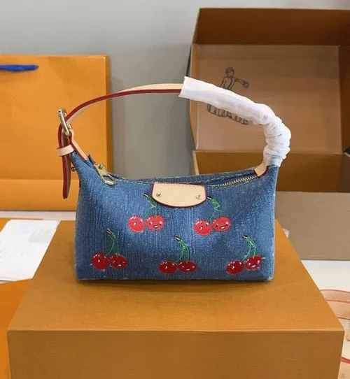 Designer pink Denim Handbags Underarm Bag Women Totes Travel Fashion Shoulder Bags Crossbody canvas bag