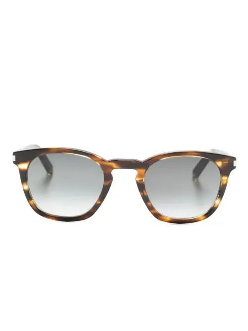 Saint Laurent Eyewear SL28 Sunglasses — Brown