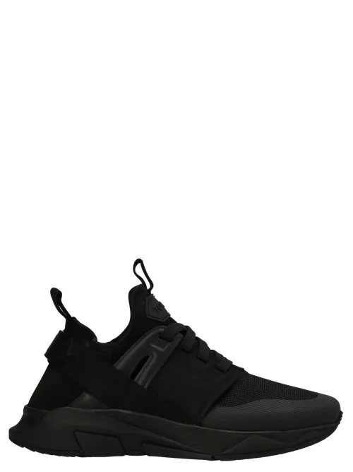 Tom Ford Techno Fabric Sneaker — Black