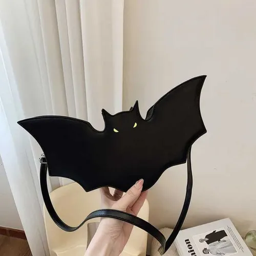 Halloween Bat Crossbody Bags for Women Shoulder Bags Fashionable Purse and Handbags Versatile Crossarm Underarm Bag PU SacXJ250918