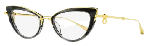Valentino VLX-123-CH Cat-eye Titanium Eyeglasses — Gold