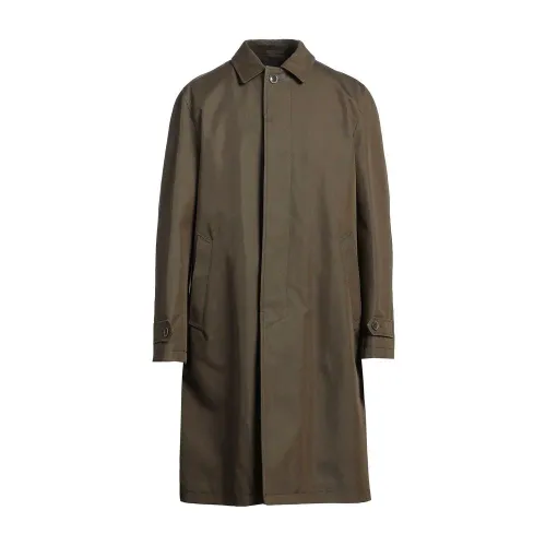 Herno Cotton Blend Coat — Brown