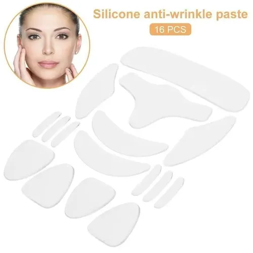 1-3sets Reusable Silicone Patches Anti Rimpel Pads Wrinkle Removal Sticker Face Forehead Neck Eye Sticker Skin Care Patch
