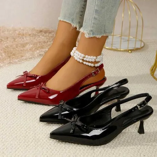 2025 New Womens Buckle Design Stiletto Sandals Fashion Casual Anti slip High Heels Z260318