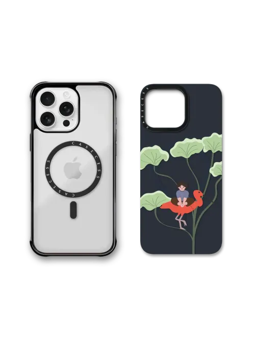 Jungle Rider Midnight Ebony - iPhone 15 Pro / Base Case+Back Cover