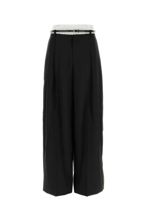 Alexander Wang Belted Trouser — Black