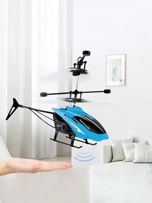 Remote Safe Fall-resistant RC Helicopters Drone Rechargeable Mini RC Drone Children Toys with Random Color Wings