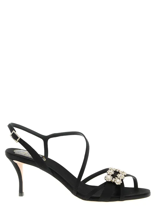Roger Vivier Heel Sandal — Black