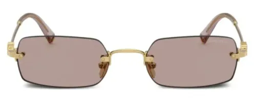 Miu Miu Eyewear SMUB505AK20I Sunglasses — Gold