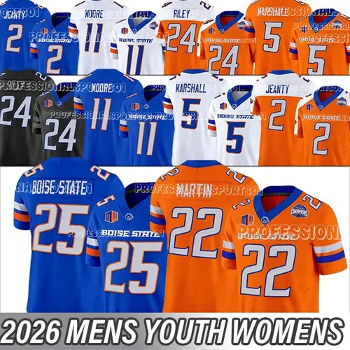 Boise States Broncoss Football Jersey Max Cutforth Trey Tolmaire Oscar Doyle Bradan Scott Football Jerseys 2026