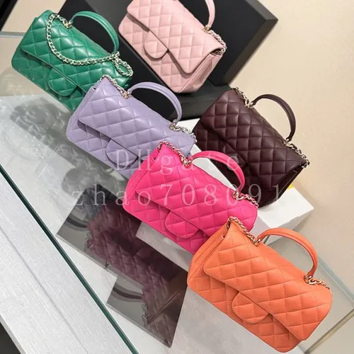 Diamond quality Designer Bag Shoulder Bag 20CM Genuine Leather Handbag Luxury Crossbody Bag Purse With box C06G