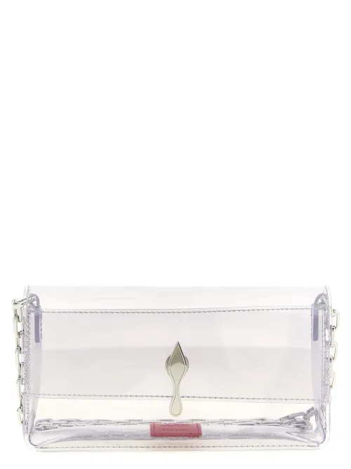 Christian Louboutin Bettina Clutch — Silver