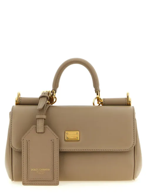 Dolce & Gabbana Top Handle Bag — Beige