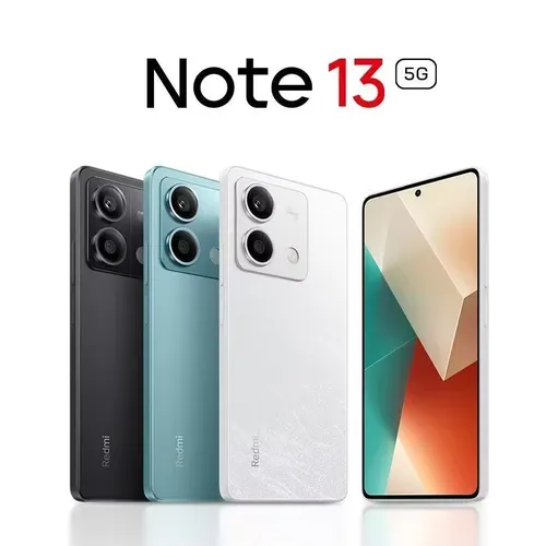 Global Rom Original Xiaomi Redmi Note 13 5G Smartphone 256GB Dimensity 6080 Ultra 140Hz LCD Display 64MP Triple Camera 5000mAh