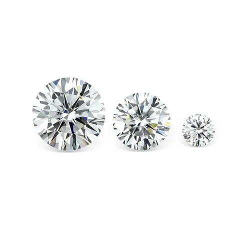 Loose small melee lab diamond 0.003Ct-0.08Ct(0.8 to 2.7mm) selected color DE clarity VVS handmade Round shape 3EX brilliant cut tiny stone test positive HPHT/CVD for setting