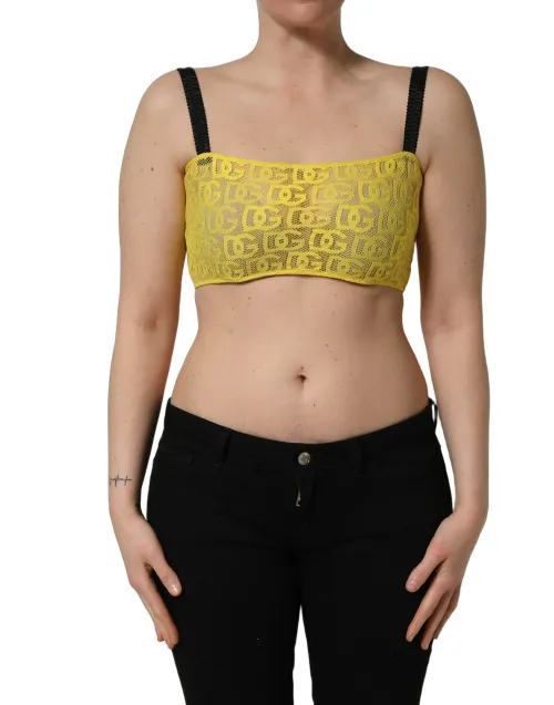Dolce & Gabbana Bra Top — Yellow