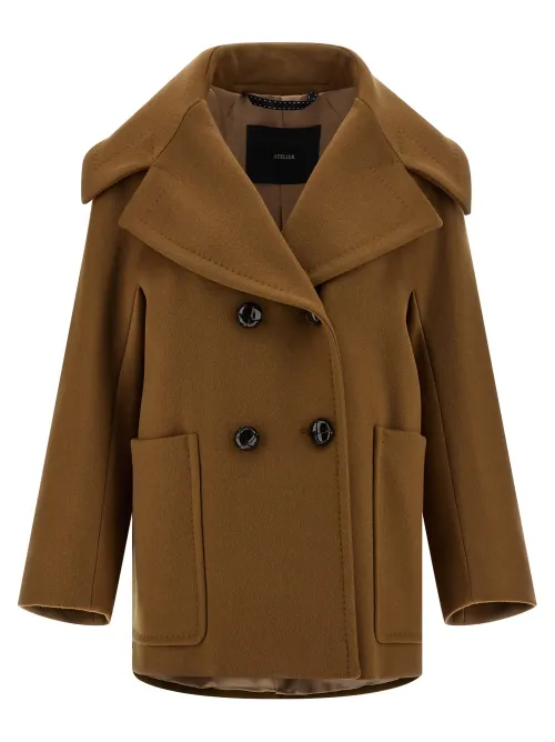 Max Mara Mario Coat — Brown