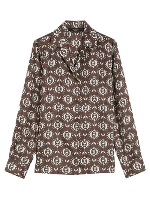 Weekend Maxmara Oncia Shirt — Brown