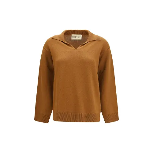 Valentino Cashmere Sweater — Brown