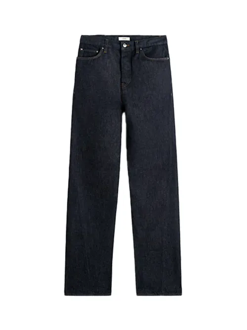 Toteme Twisted Seam Denim Jeans — Blue
