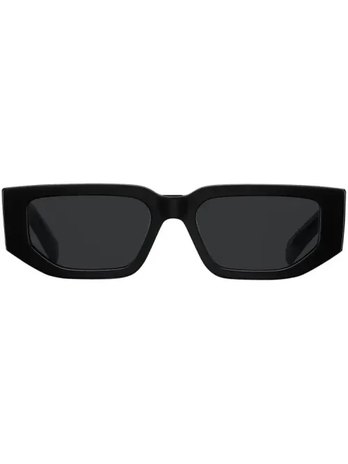 Prada Eyewear SPR09ZC054E1AB Black Rectangle Sunglasses — Black