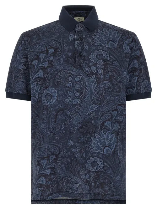 Etro Polo Shirt — Navy