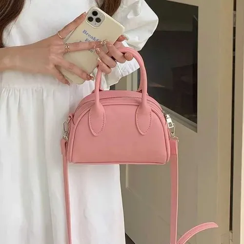 Womens Tote Bag 2025 New in Pu Leather Crossbody Bags for Woman Small Boston Fashion Female Shoulder Square Bag Lady HandbagsXJ251206