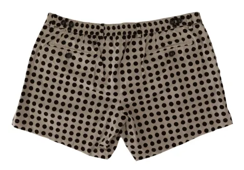 Dolce & Gabbana Polka-Dot Cotton Shorts — White