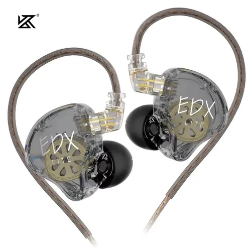 KZ EDX Lite HIFI Bass Earphones Stereo Music Earbuds In Ear Monitor Stage Live Headphones Gaming Sports Headset