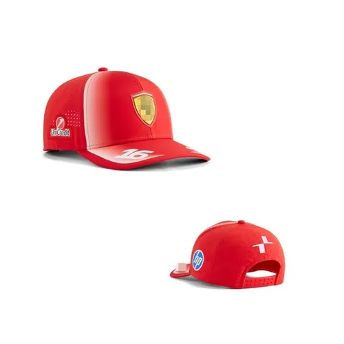 Gorra Scuderia Ferraris 2026 Charles Leclerc Roja F1 Racing Cap Lewis Hamilton Baseball Men Brand Snapback Womens Denim Splicing Hat Caps