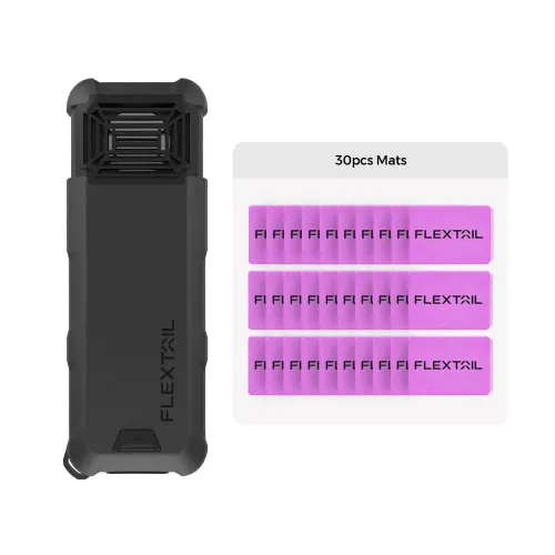 MAX REPELLER S - 2-in-1 Portable & Rechargeable Mosquito Repellent - Repeller+30pcs Mats / Grey