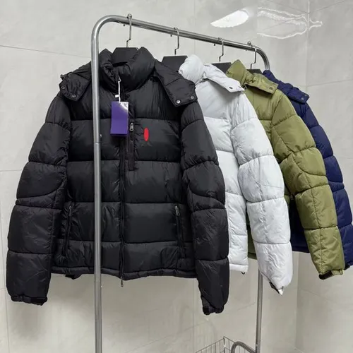 Down Jacket Mens Designer Polos Puffer Jacket Embroidery Letters Down Coats Thickening autumn awinter keep warm Outdoor Hooded Waterproof Jacket