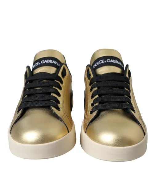 Dolce & Gabbana Portofino Sneaker — Gold