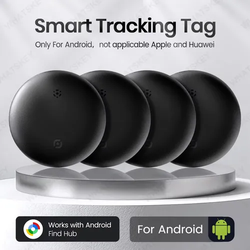 1-4Pcs Google Location Google Find My GPS Tracker Android Item Finder Compatible with (Android Only) Key Wallet Finder Smart Ta