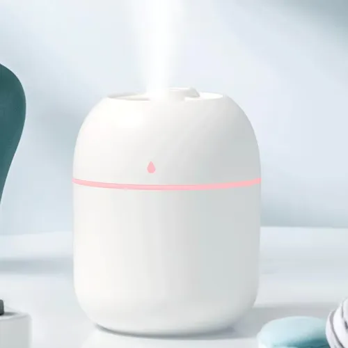 USB Mini Air Humidifier Aroma Essential Oil Diffuser For Home Car Ultrasonic Mute Mist Maker Diffuser with LED Color Lamp