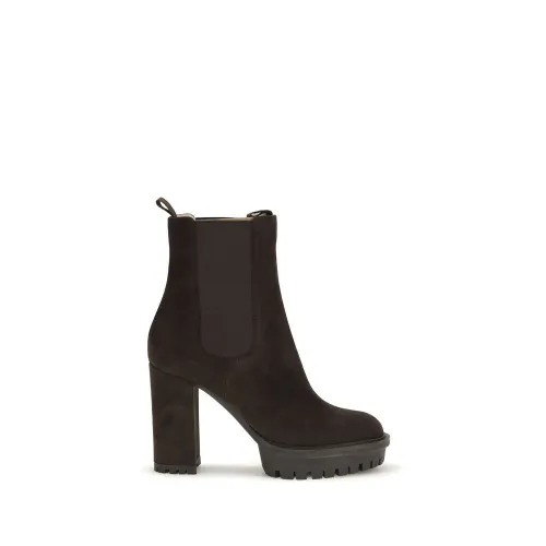 Gianvito Rossi Barry Ankle Boot — Black