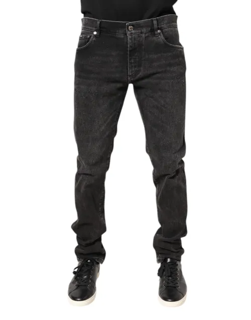 Dolce & Gabbana Skinny Denim Jeans — Gray