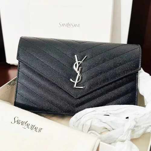 Full set package 1:1 logo&emblem YS1 flap Envelope Hobo Amalia designer bag crossbody bag Shoulder Bag Classic Luxury Bag purse card holder caviar leather wallet sac