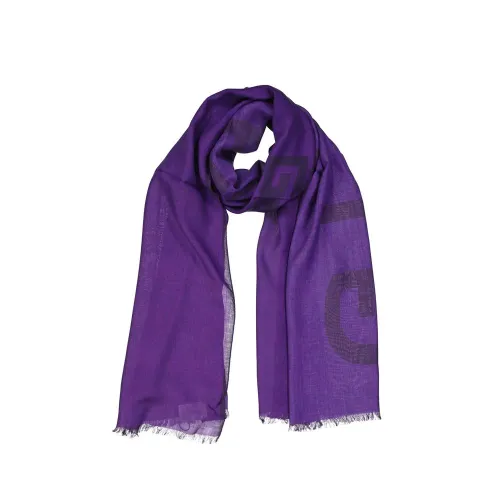 Givenchy Cashmere Blend Scarf — Purple