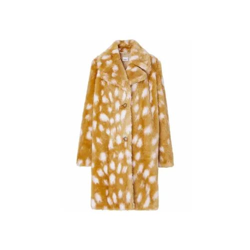Burberry Spotted Lambskin Coat — Beige