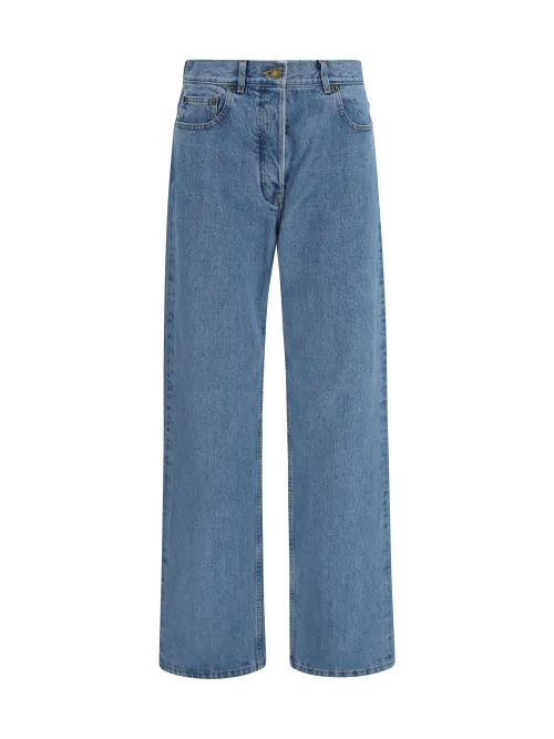 Thom Browne Straight-Leg Selvedge Cotton Jeans — Blue