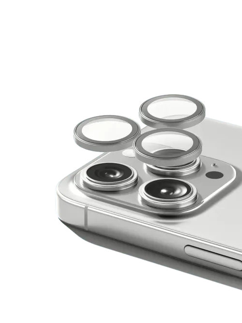 Camera Lens Protector - iPhone 15 Pro / Silver