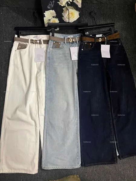 Classics women Jeans luxury girls pants designer clothing women minimalist straight-Leg pants A220X05N000