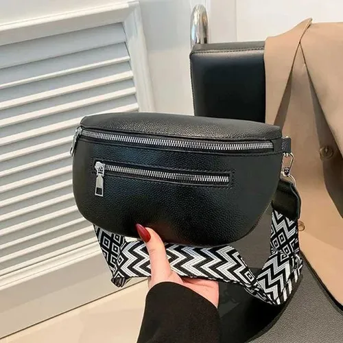 Mens and womens single-shoulder cross-body bags fashionable and versatile waist bags cross-body pursesT251128