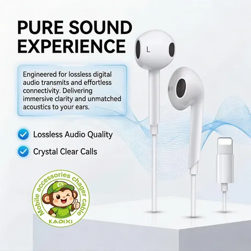 For iPhone 15 14 13 Pro High-Fidelity Wired Headset Type-C 3.5mm Suitable For Samsung Xiaomi ipad Tableomi ipad Tablet