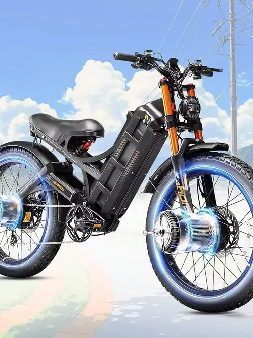BEST ORIGINAL eAhora Romeo Dual-Motor Ebike - 50Mph 5600W 60-80AH 250Miles Long Range Electric Bike