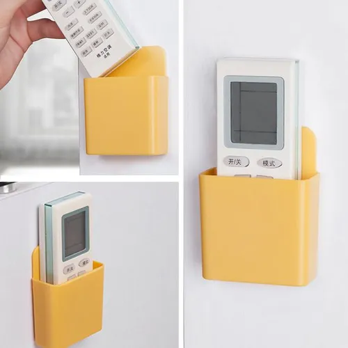 Home Device Phone Shelf Wall Mounted Remote Control Storage Box Portable 1Pcs ABS Multipurpose Desktop Storage Box