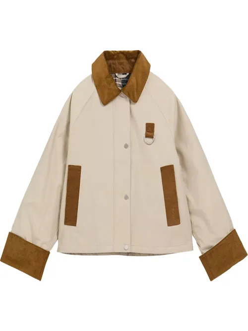 Barbour Corduroy-Trimmed Quilted Jacket